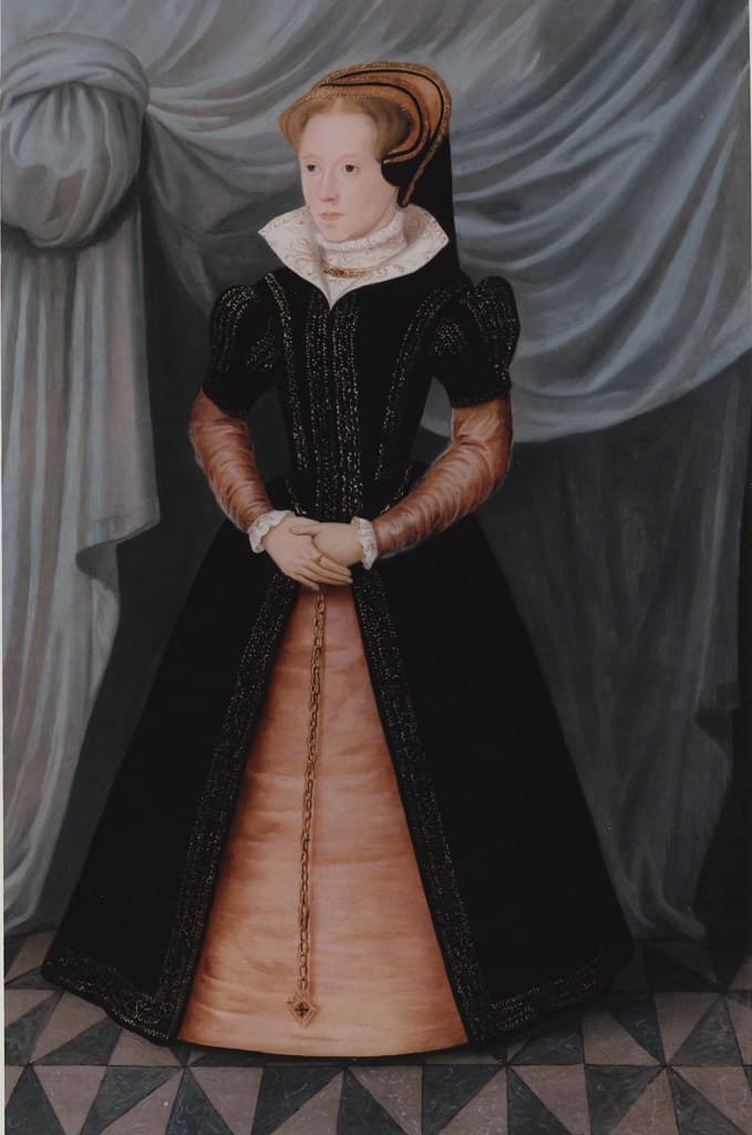 Portrait of Mary Tudor, Queen Mary I (1516 - 1558), circa 1550s