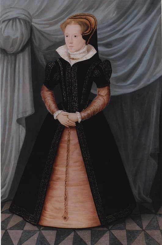 Portrait of Mary Tudor, Queen Mary I (1516 - 1558), circa 1550s