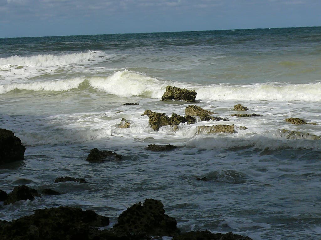 Beach, bright, france