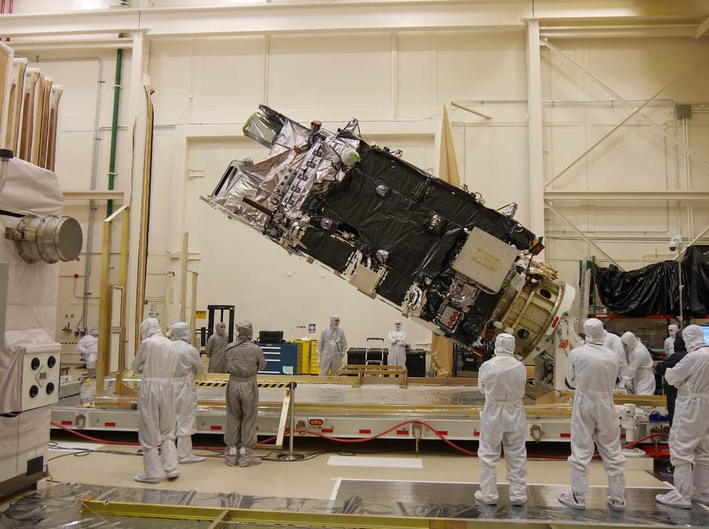 GOES-R Satellite Transported for Environmental Testing