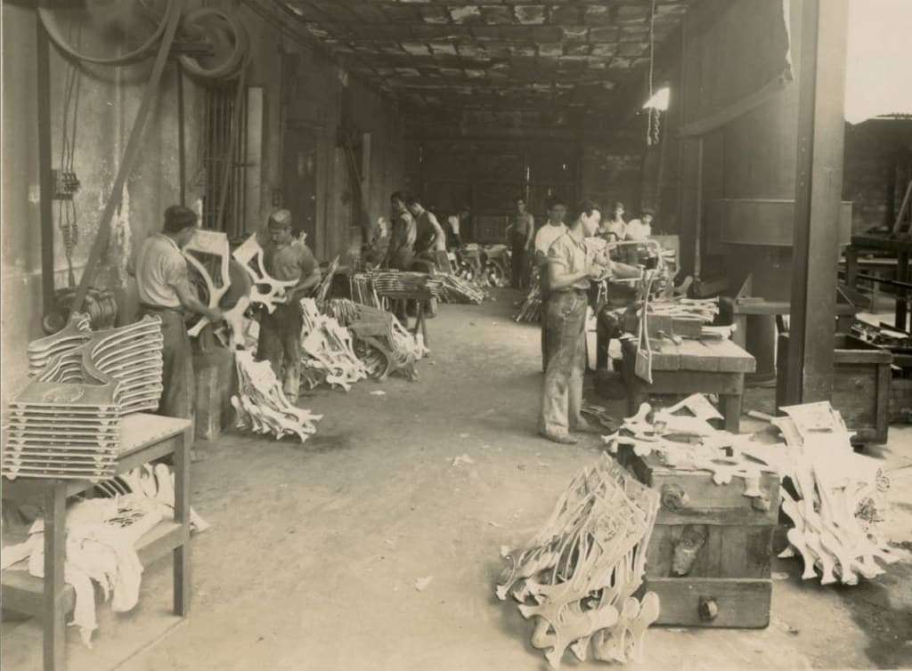 Factory scenes from Industrias Unidas de Cuba in Havana, Cuba