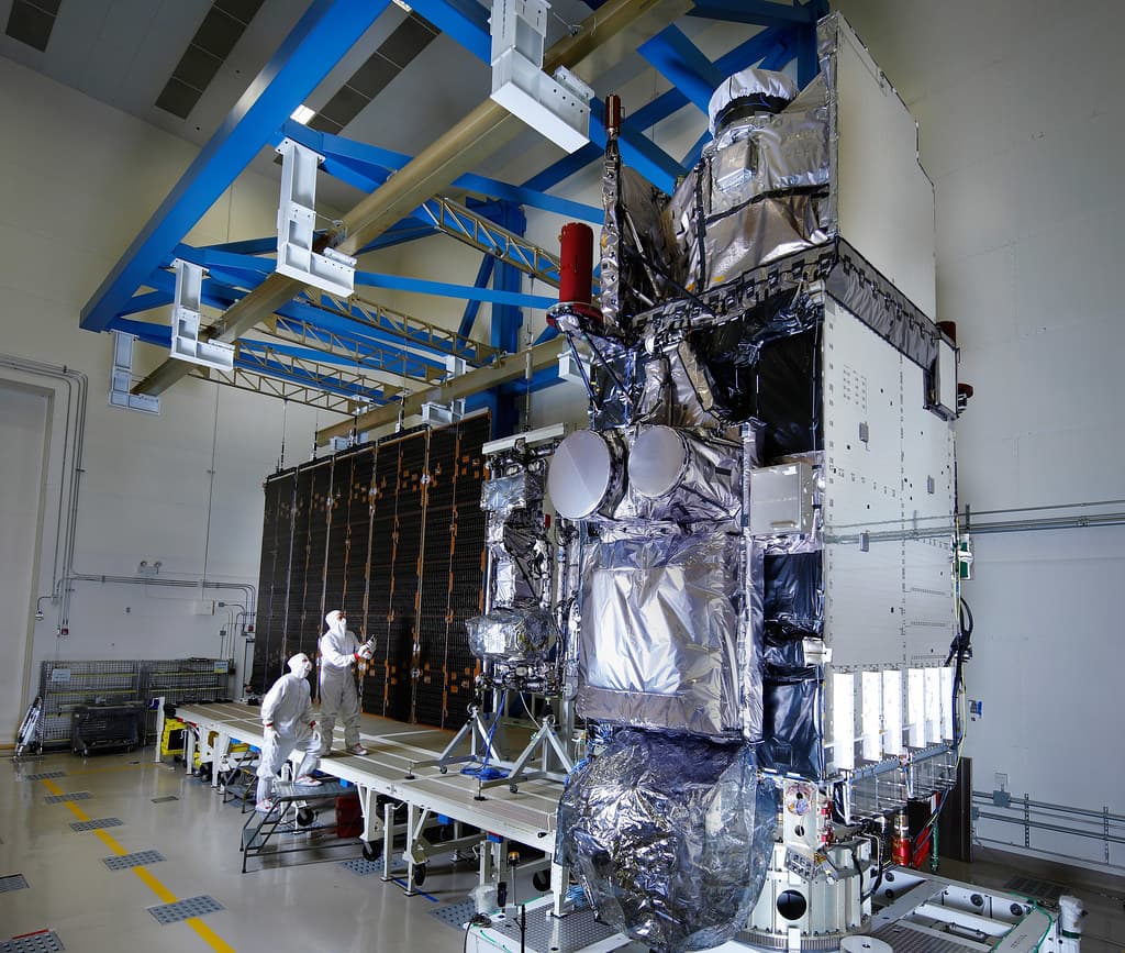 Fully Integrated GOES-S Satellite