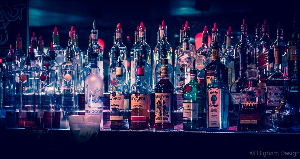 Top Shelf Beer/Liquor from Bar