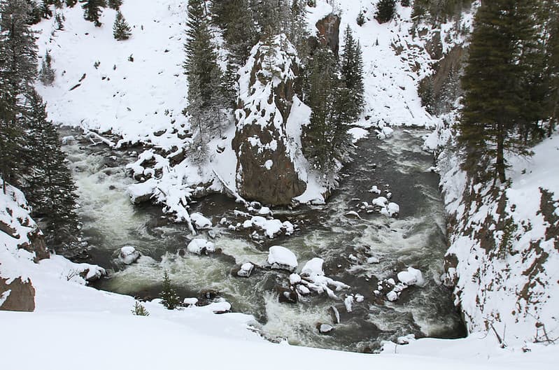 Firehole River in Firehole Canyon