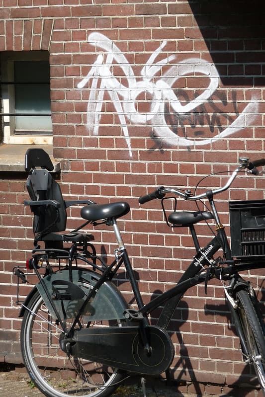 Amsterdam, bicycle, brick