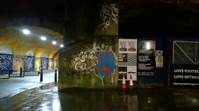 Graffiti along Brick Lane, Shoreditch London