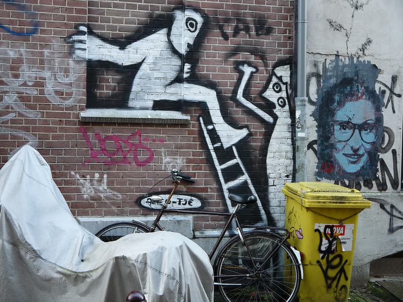 Amsterdam, anjelierstraat, art