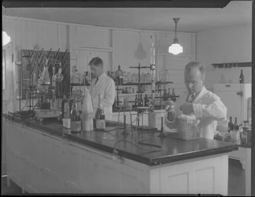 Laboratory at Canadian Wineries Ltd., A. McKim and Co., Niagara Falls