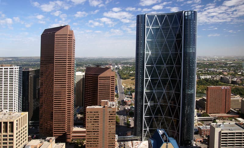 Suncor Building and Bow Tower. Calgary.