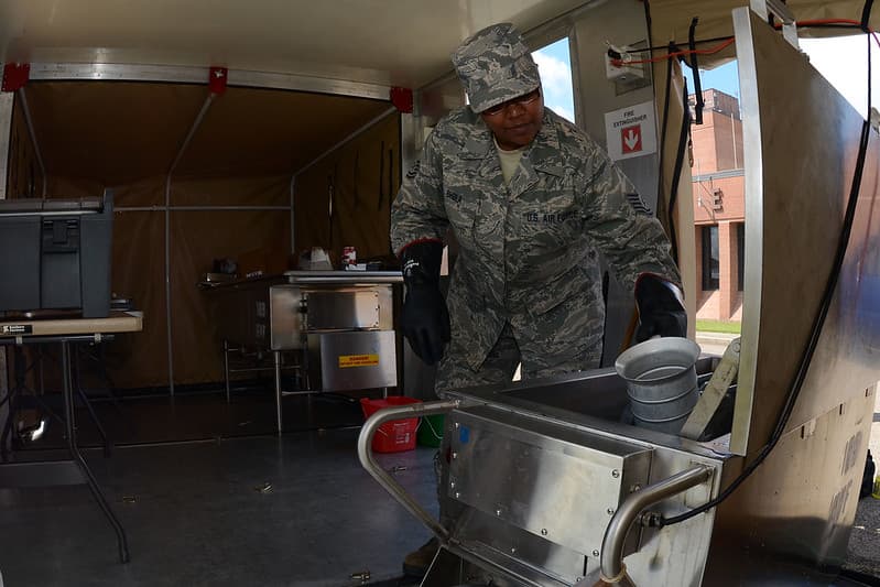 169th Services Flight - Single Palletized Expeditionary Kitchen