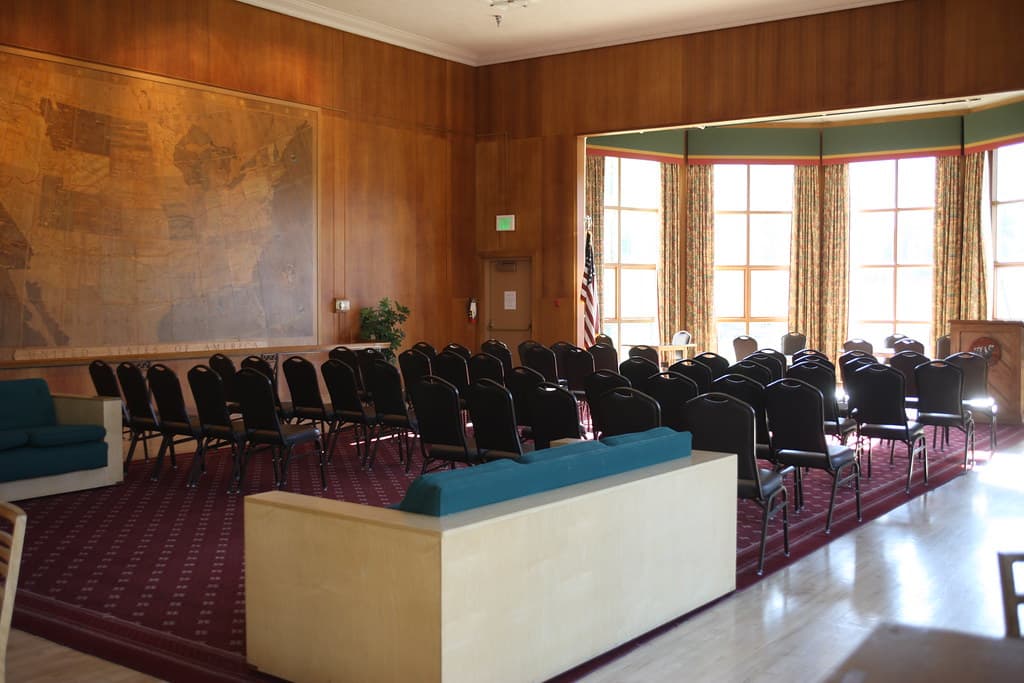 Mammoth Hot Springs Hotel, Map Room