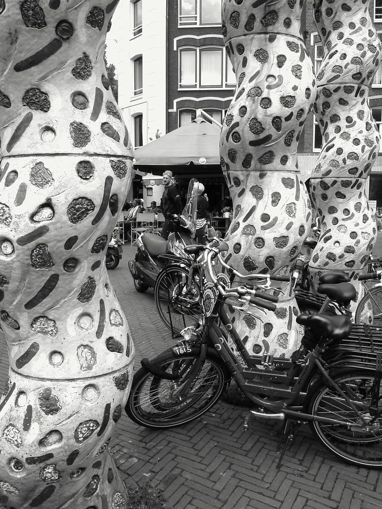 Amsterdam, art, black