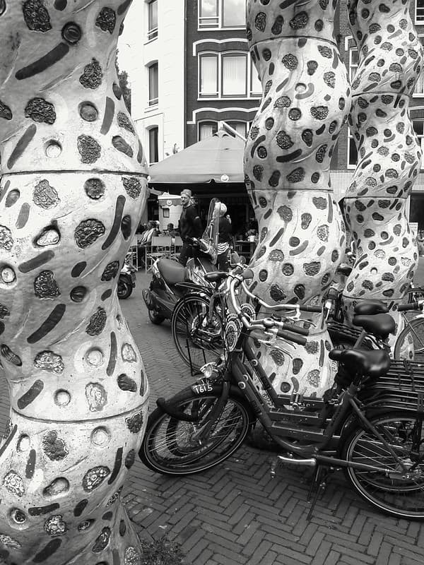 Amsterdam, art, black