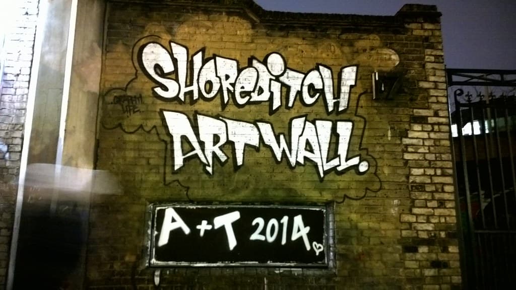 Shoredtich Art Wall for Graffiti along Great Eastern Street, London
