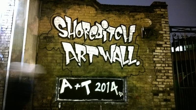 Shoredtich Art Wall for Graffiti along Great Eastern Street, London