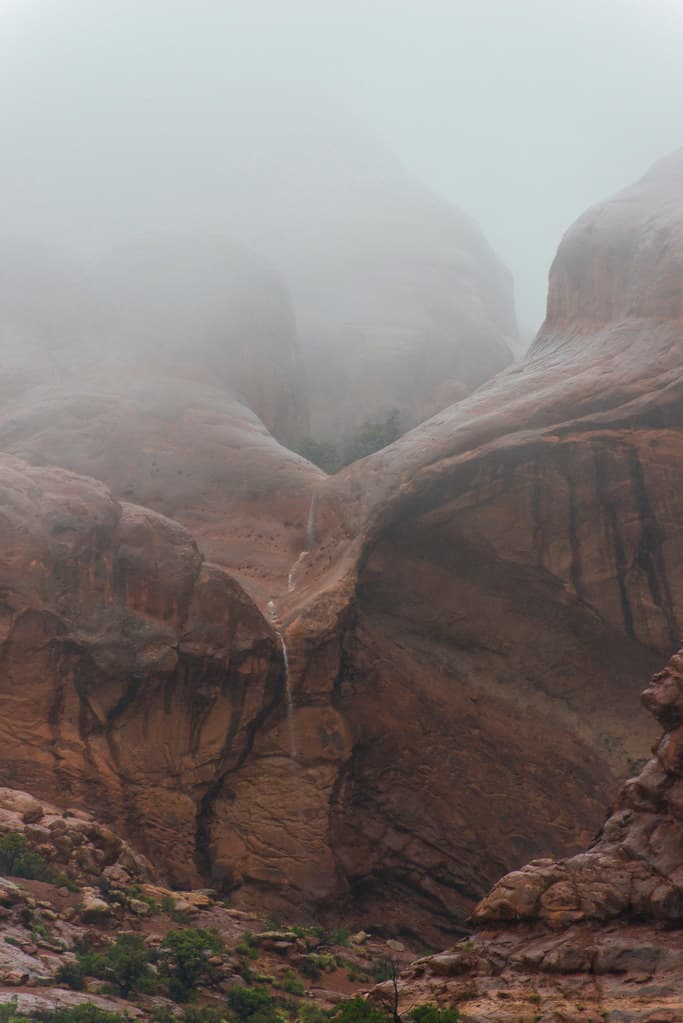 Foggy Waterfall