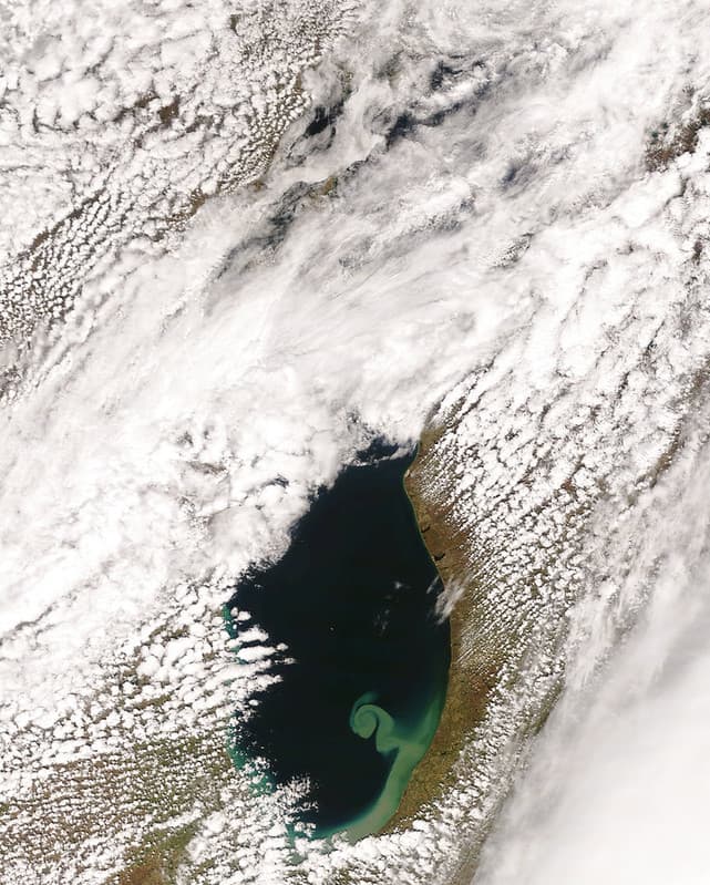 MODIS satellite image - Lake Michigan