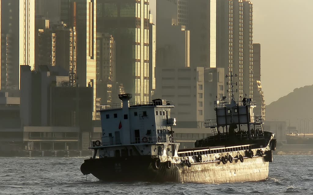 Heading into the Sunset. Hong Kong