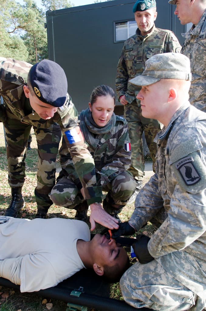 US medics train with international partners