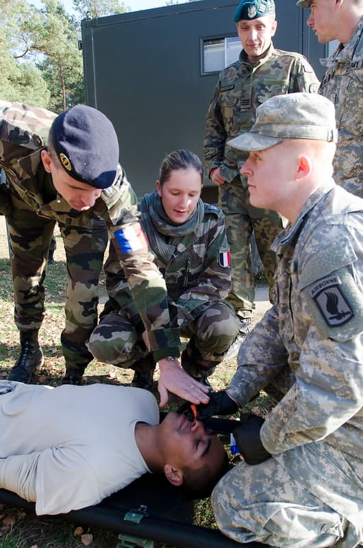 US medics train with international partners