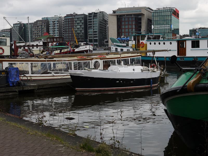 Amsterdam, architecture, boats