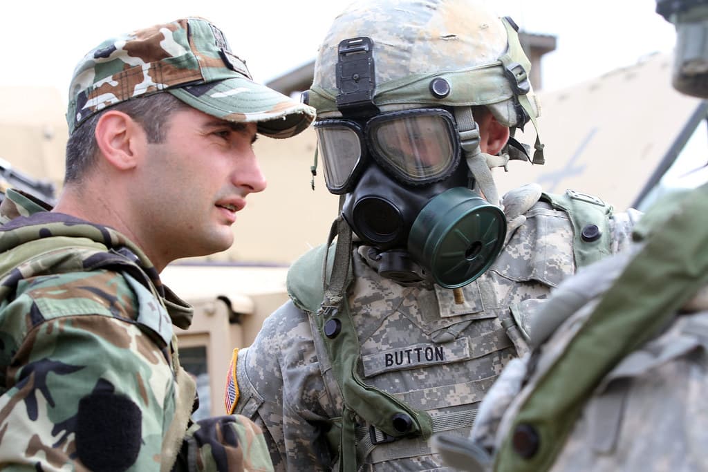 Engineers face OPFOR of 1-4 Inf. during Saber Junction 14