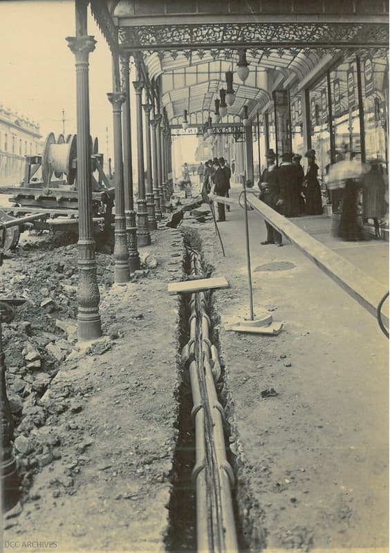 Cable Laying in Princes Street