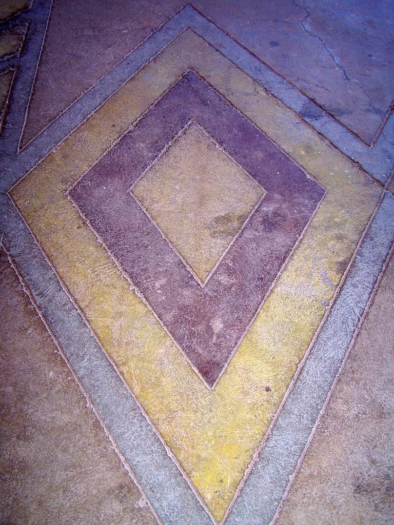 CCC Etched Floor Painted Desert Inn NHL