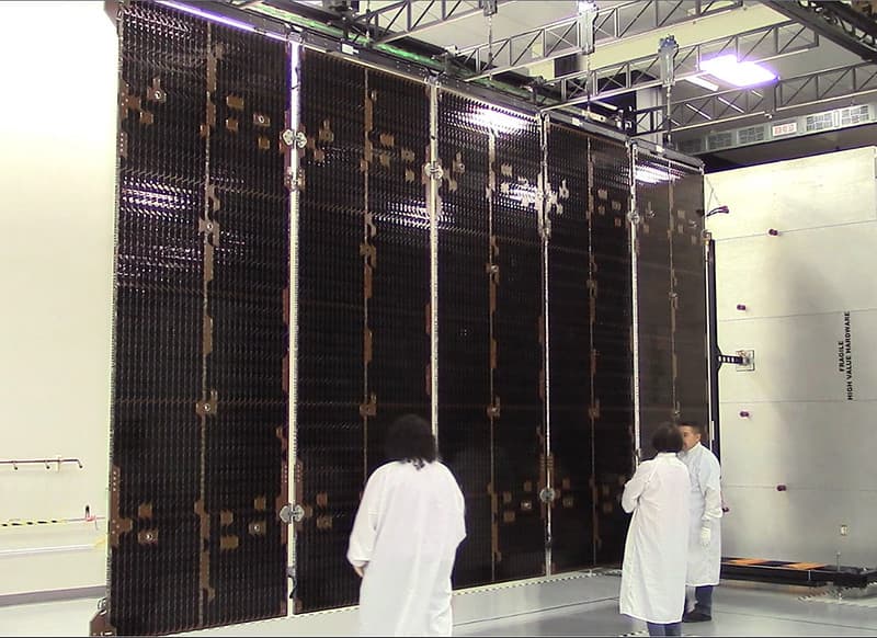 GOES-R Satellite Solar Array Deployment