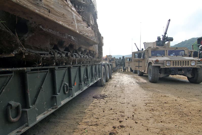 Engineers face OPFOR of 1-4 Inf. during Saber Junction 14