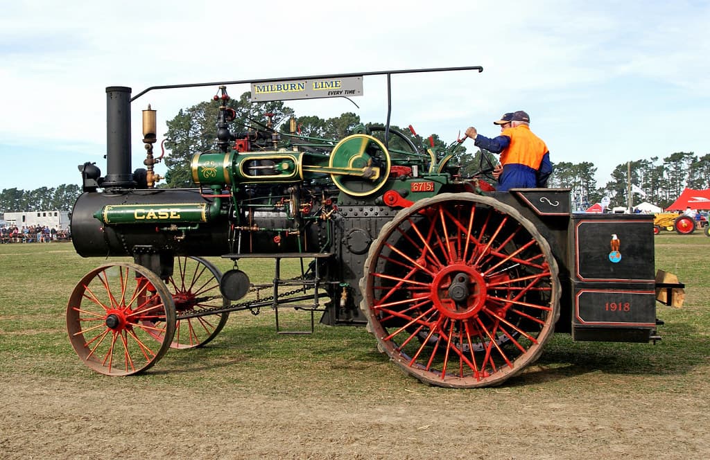 The Case Traction Engine.