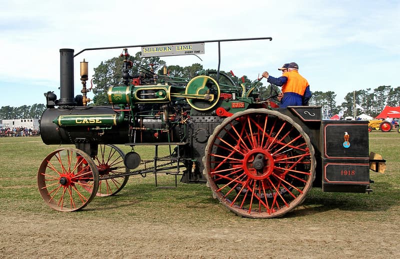 The Case Traction Engine.