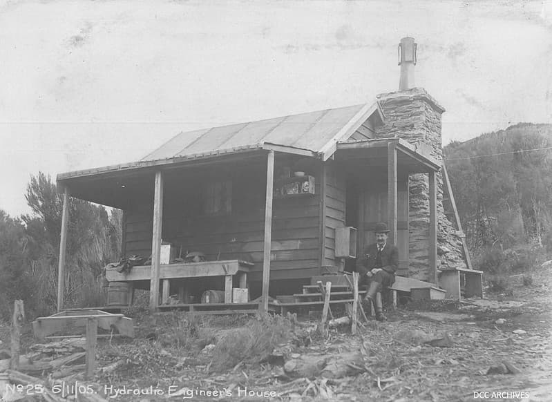 Hydraulic Engineers House, Waipori 1905