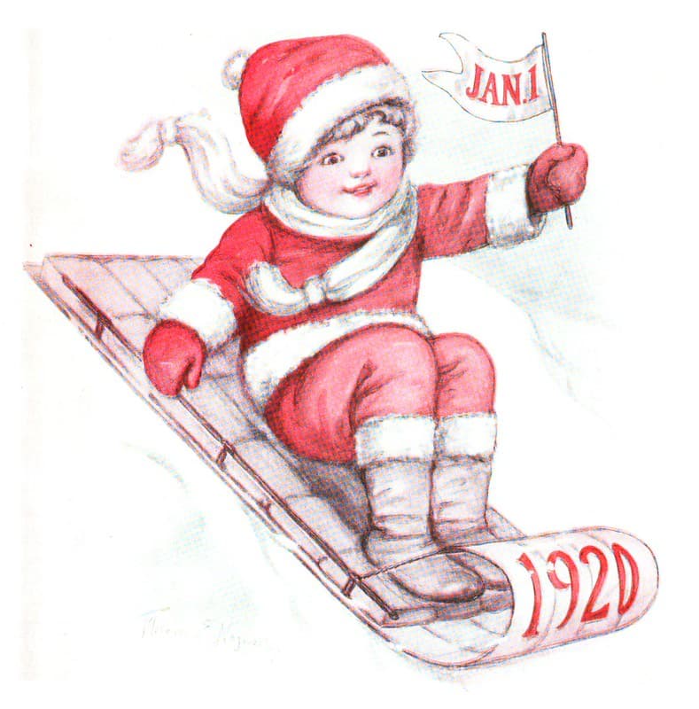 Child Sledding