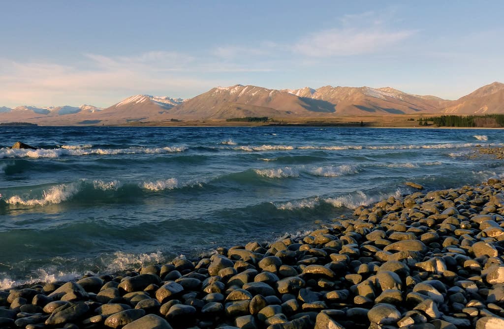 Lake Tekapo Shoreline.