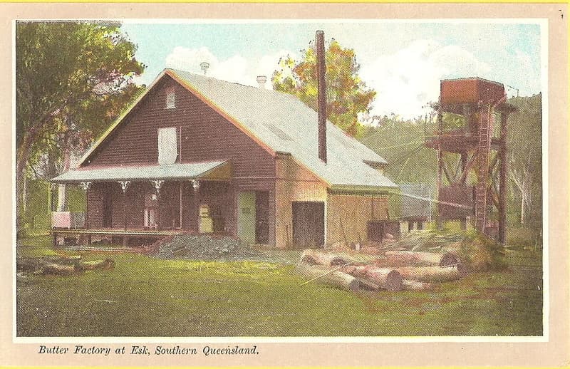 Butter Factory at Esk, Queensland - 1908