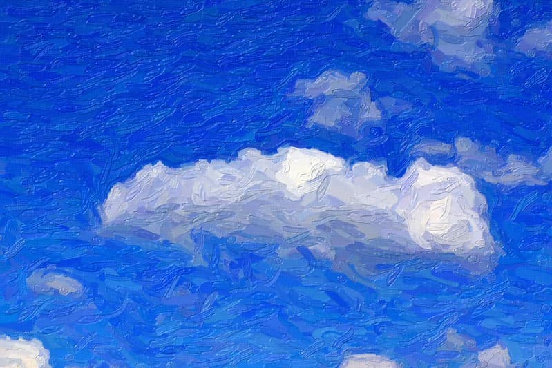 Abstract, impasto, landscape
