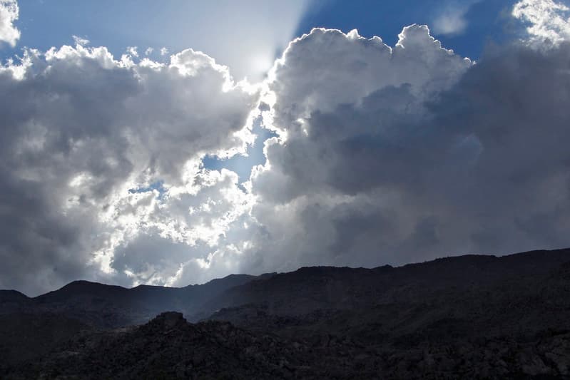 California, clouds, joshuatree