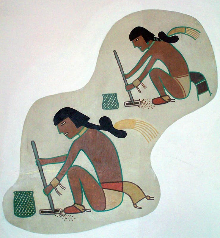 Kabotie Planting Mural at the Painted Desert Inn NHL