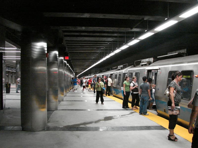 MBTA Blue Line New Cars, Maverick Station, November 2009