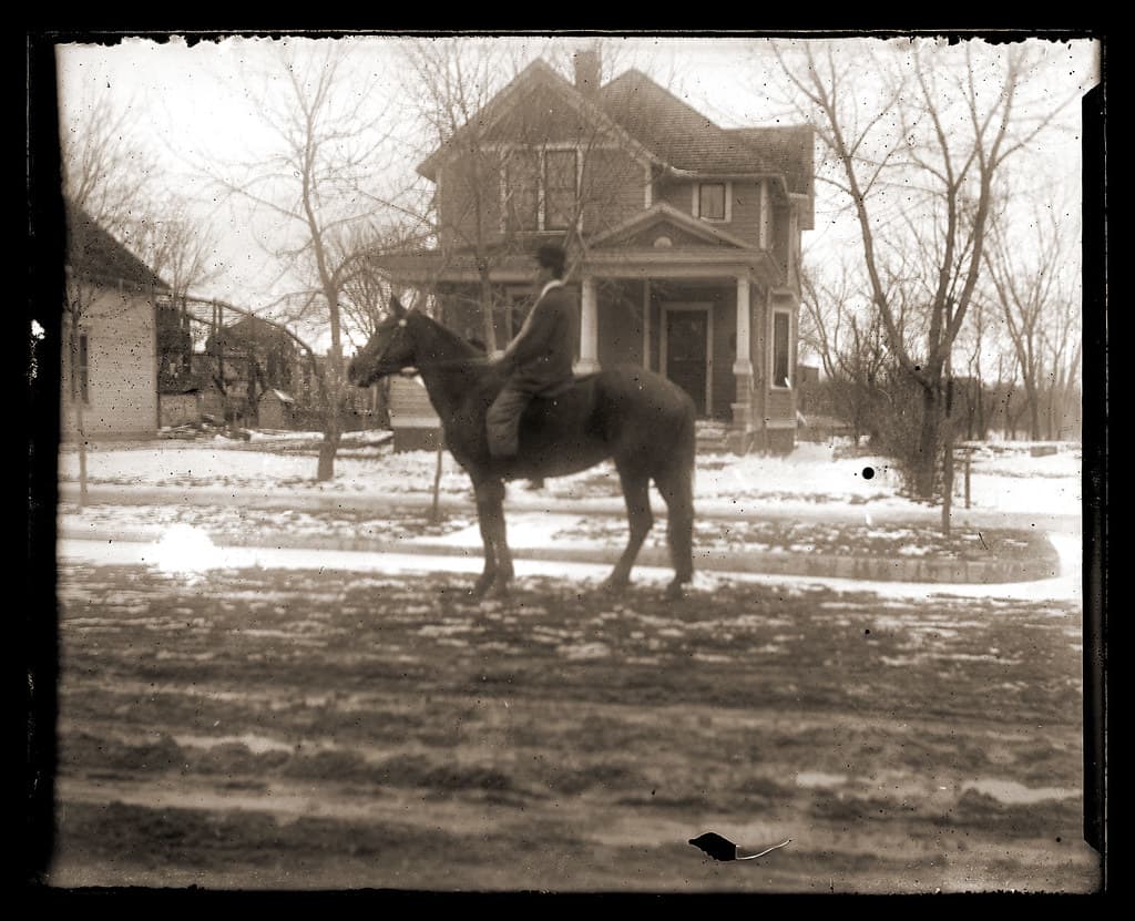 Horse and rider, c1913