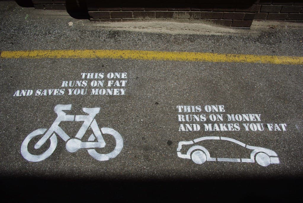 'This one runs on fat & saves you money' by Peter Drew of Adelaide