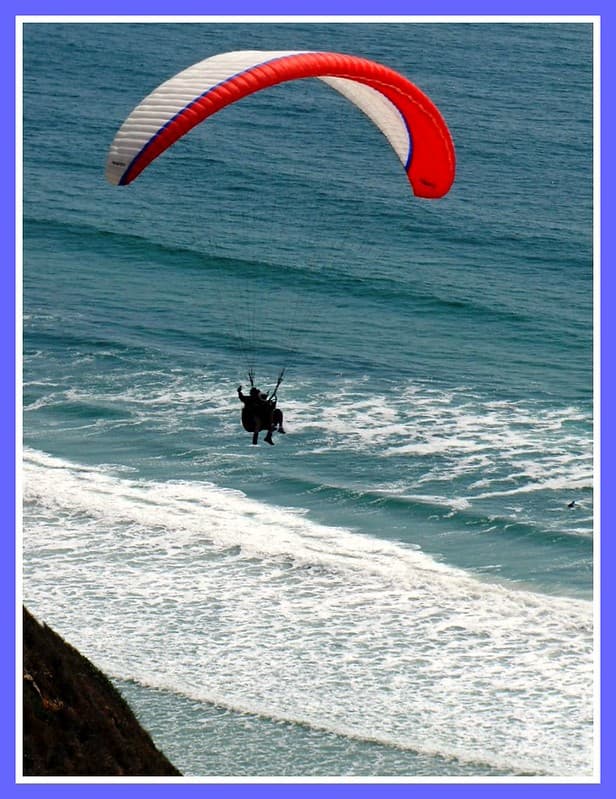 Wind Soaring Ocean View