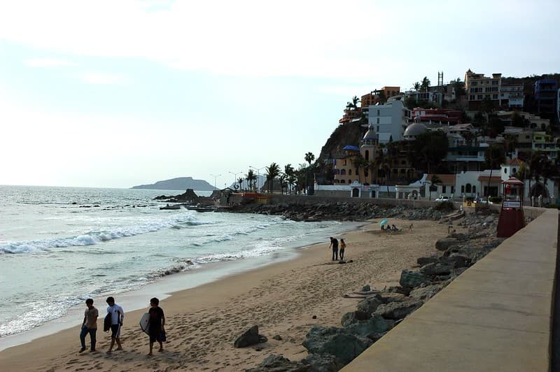 Beach, boards, down