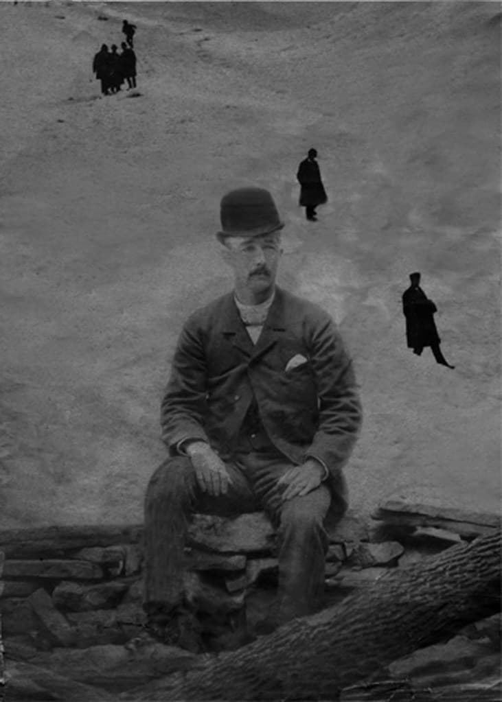 Man, portrait, vintage