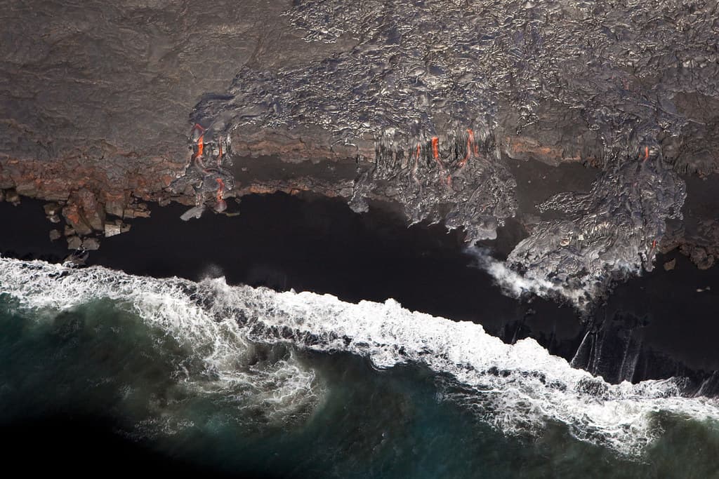 Lava, from the sky