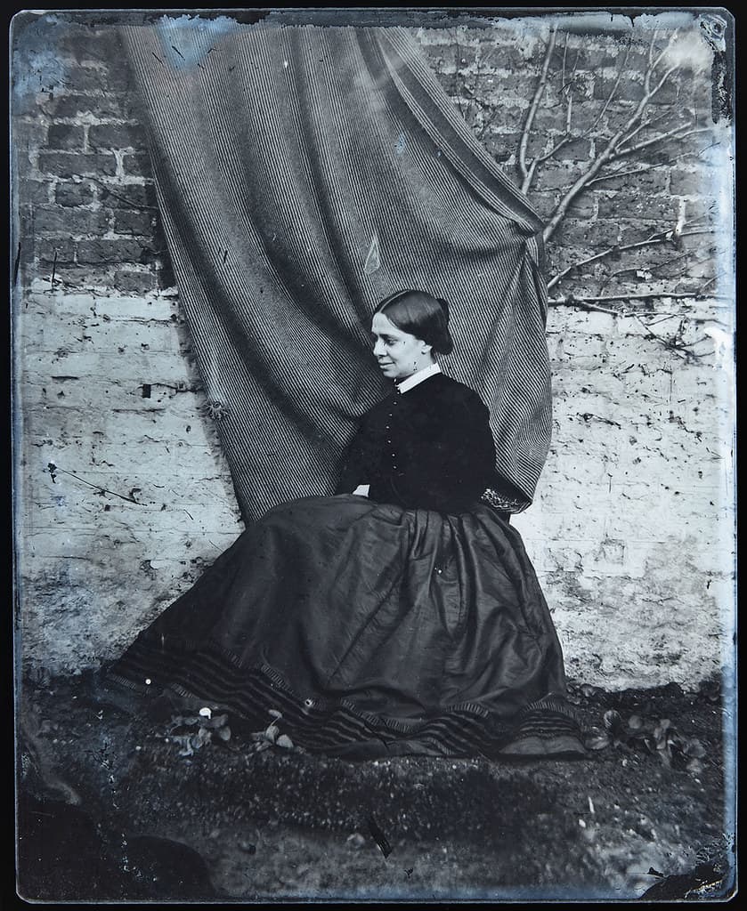 Early wet plate collodion portrait of lady #1