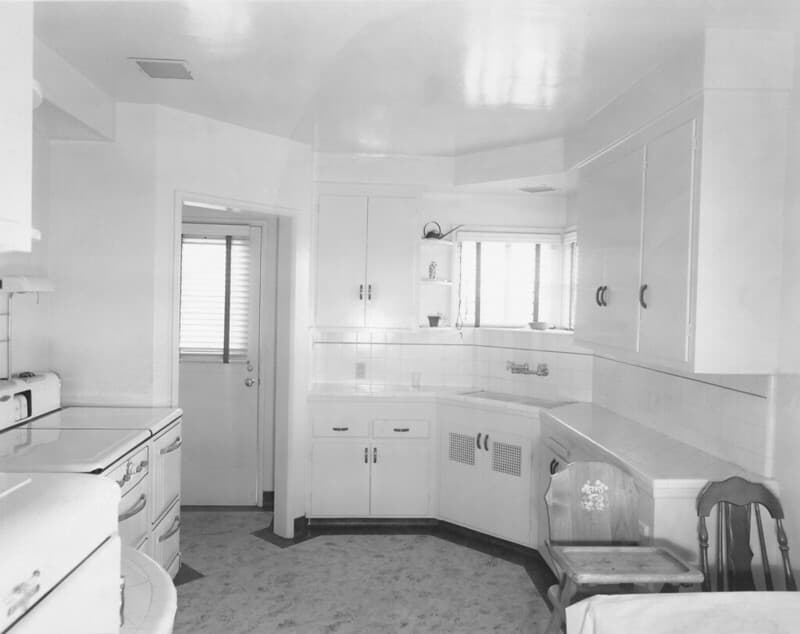 Kitchen and outer doorway