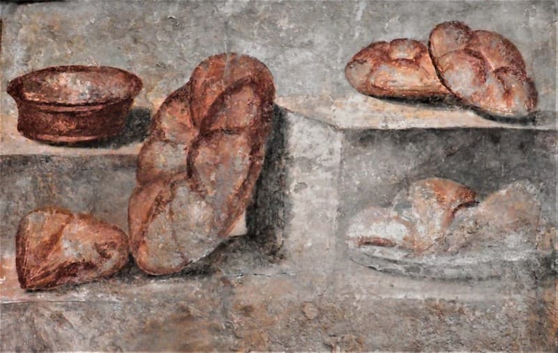Archaeologicalmuseum, bread, italy