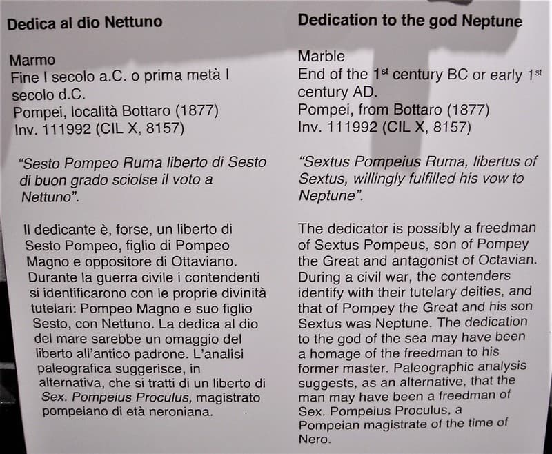 Archaeologicalmuseum, inscriptiones, naples